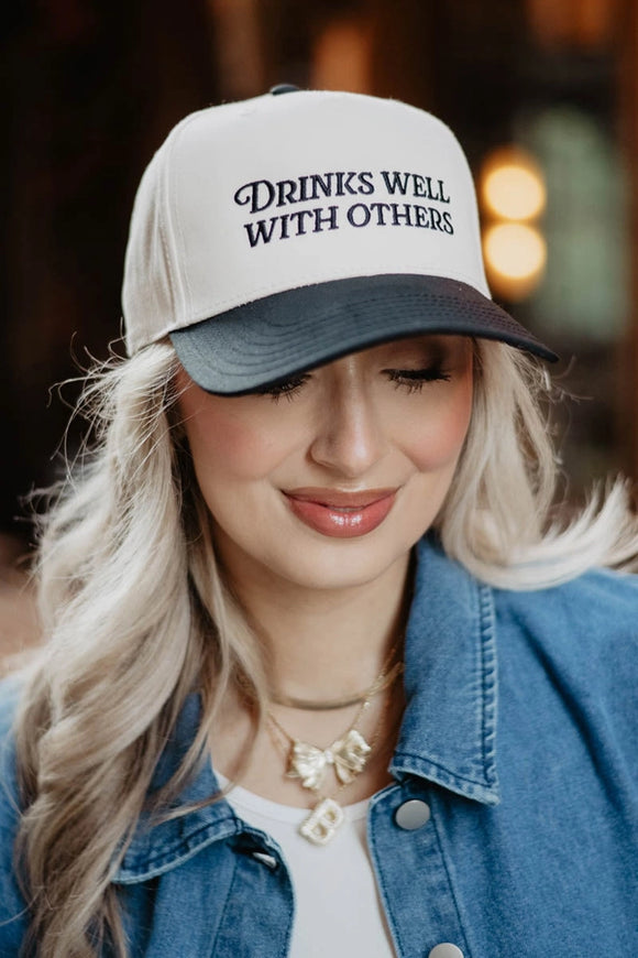 Drinks Well With Others Trucker Cap | Black