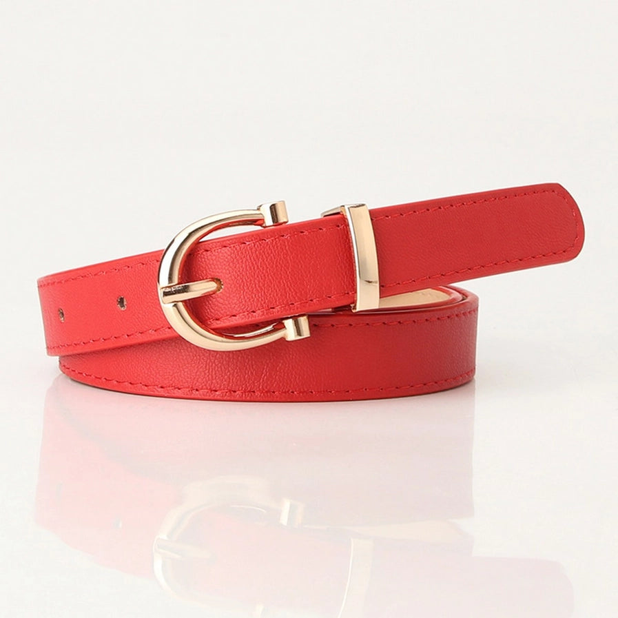 Faux Leather Classic Belt | Various
