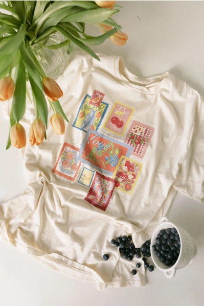 Fruit Stamps Fruit Of The Spirit Tee | Off White
