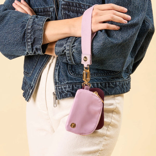Dynamic Duo Wristlet Pouches | Lilac