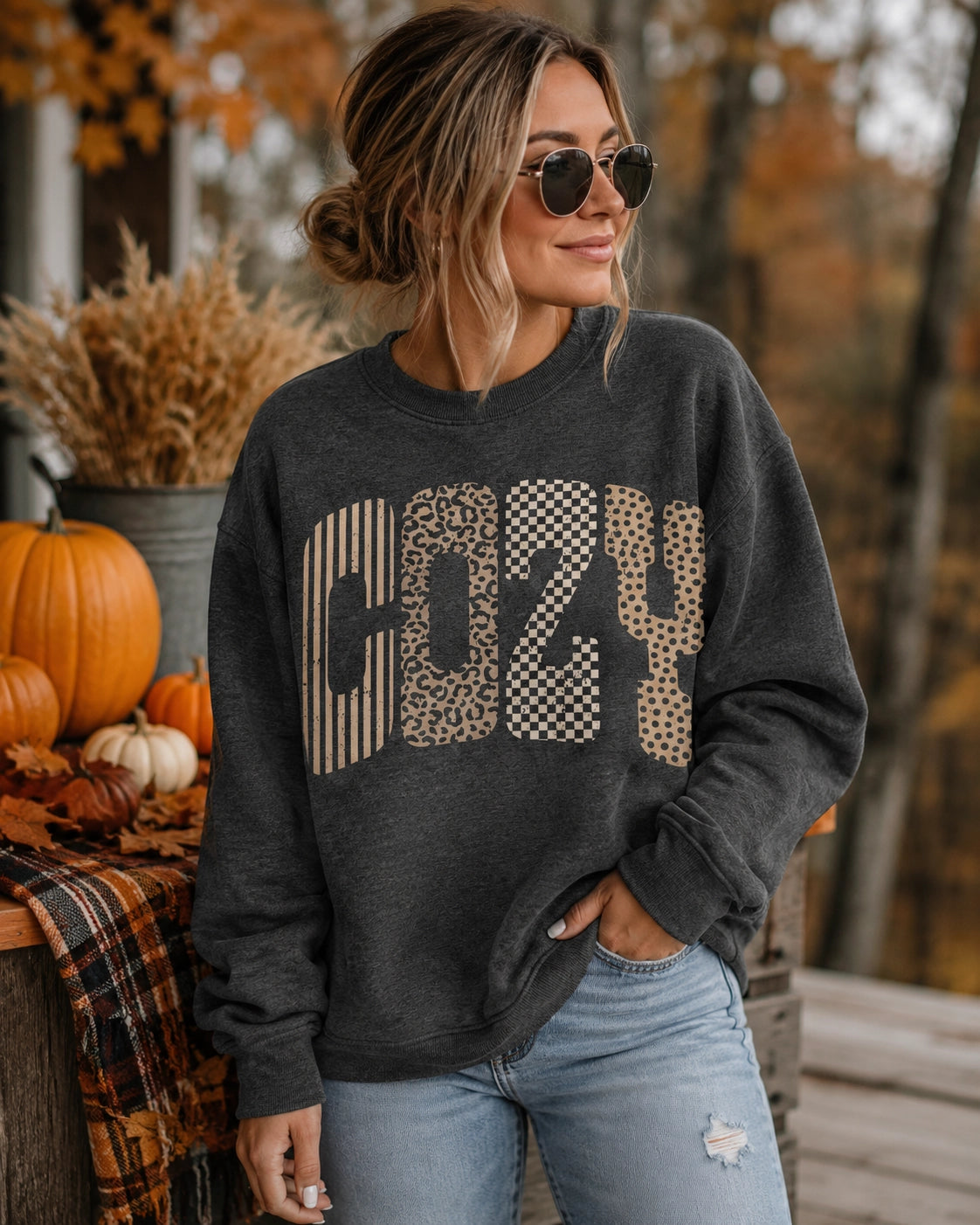COZY Sweatshirt | Dark Heather Grey