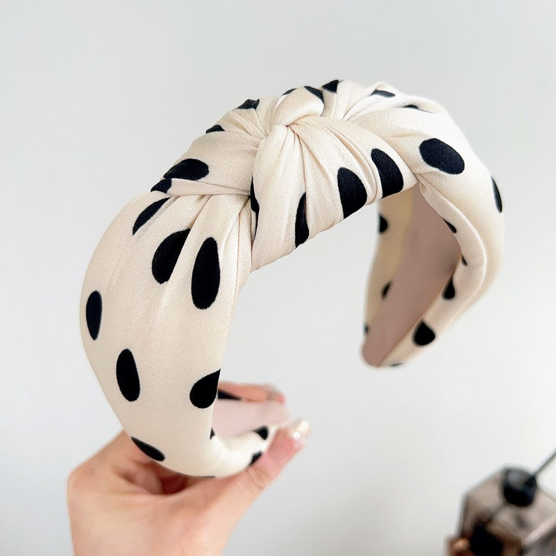 Soft Knotted Polka Dot Headbands | Various