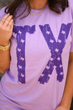TX Texas Tee | Purple