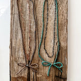 Navajo Bow Coquette Layered Necklace | Copper