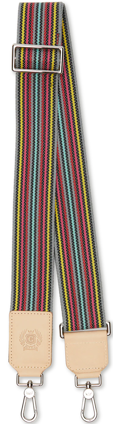 Consuela | Crossbody Strap | 2 1/8” Grey Webbing