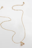 Cherry Charm Short Necklace | Gold
