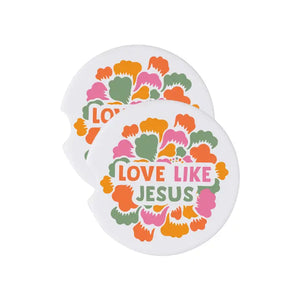 Car Coasters | Love Like Jesus