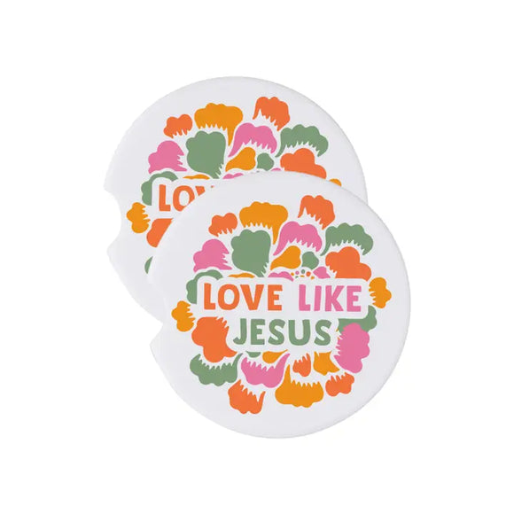 Car Coasters | Love Like Jesus