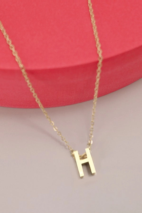 Gold Initial Necklace | Various