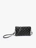 Riley Puffer Crossbody Bag | Black