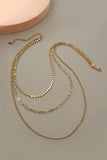 Layered Chain Necklace | Gold