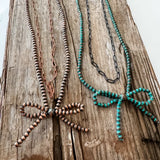 Navajo Bow Coquette Layered Necklace | Copper