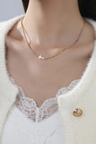 Sideways Cross Necklace | 18k Gold Dipped