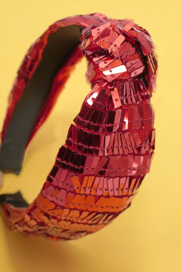 Red Sequin | Headband