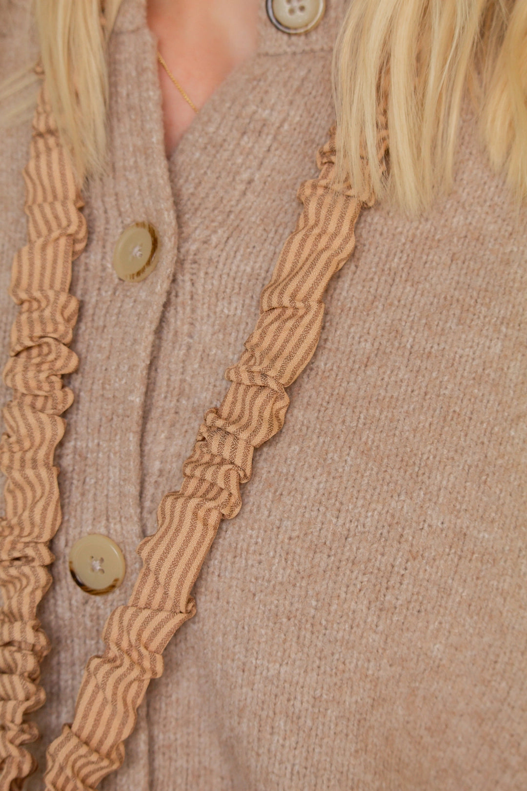 Flex & Go Lanyard | Coffee Striped