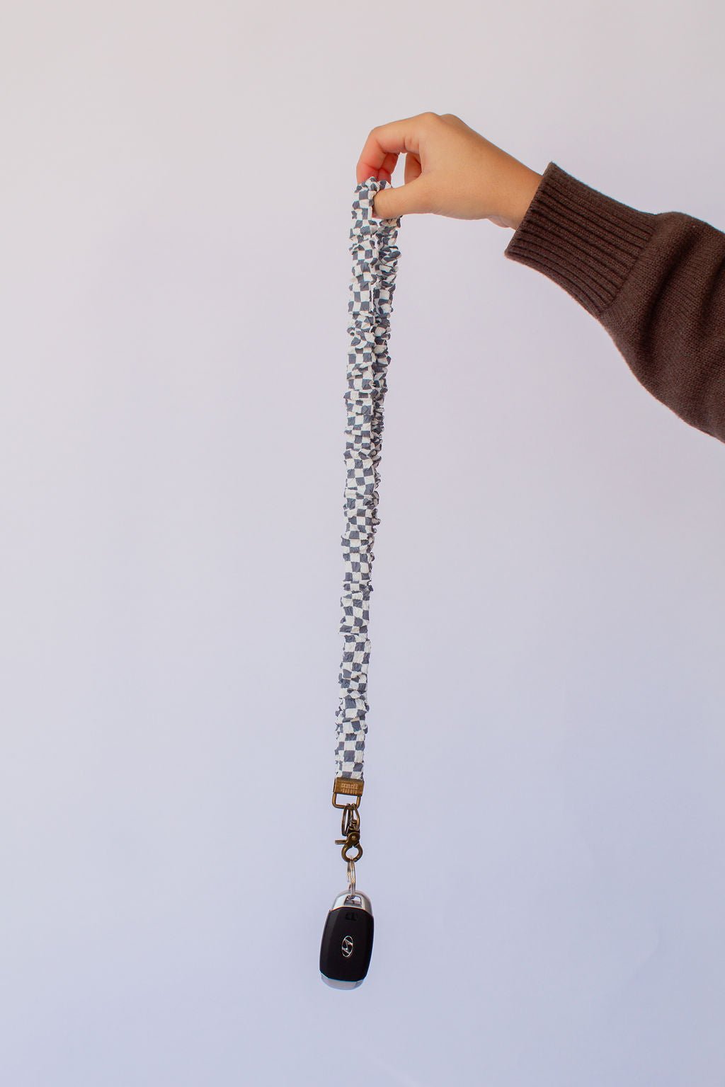 Flex & Go Lanyard | Grey Checker