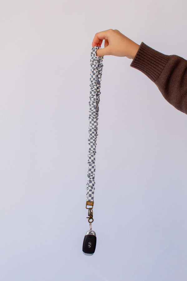 Flex & Go Lanyard | Grey Checker