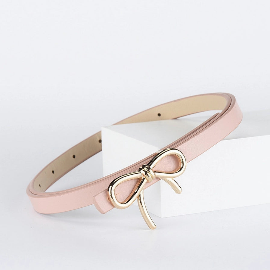 Faux Leather Bow Belt | Various