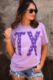 TX Texas Tee | Purple