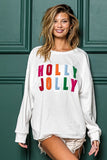 Holly Jolly French Terry Sweatshirt | Off White