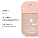 Rosewater | Touchland Hydrating Hand Sanitizer