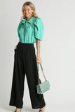 High Waist Trouser Pants | Black