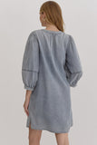 Washed Denim Dress | Blue