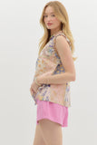 Boho Patchwork Sleeveless Top | Multi