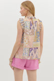 Boho Patchwork Sleeveless Top | Multi