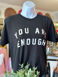 You Are Enough Tee | Black