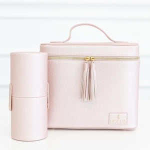 Hollis Train Case Set | Lux Blush