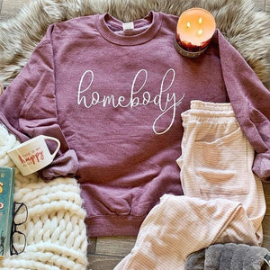Homebody Sweatshirt | Heather Maroon