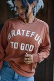 Grateful To God Long Sleeve Tee | Yam