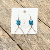 Teardrop Arrow Earrings | Turquoise