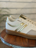 Stripe Lifestyle Sneaker | Gold