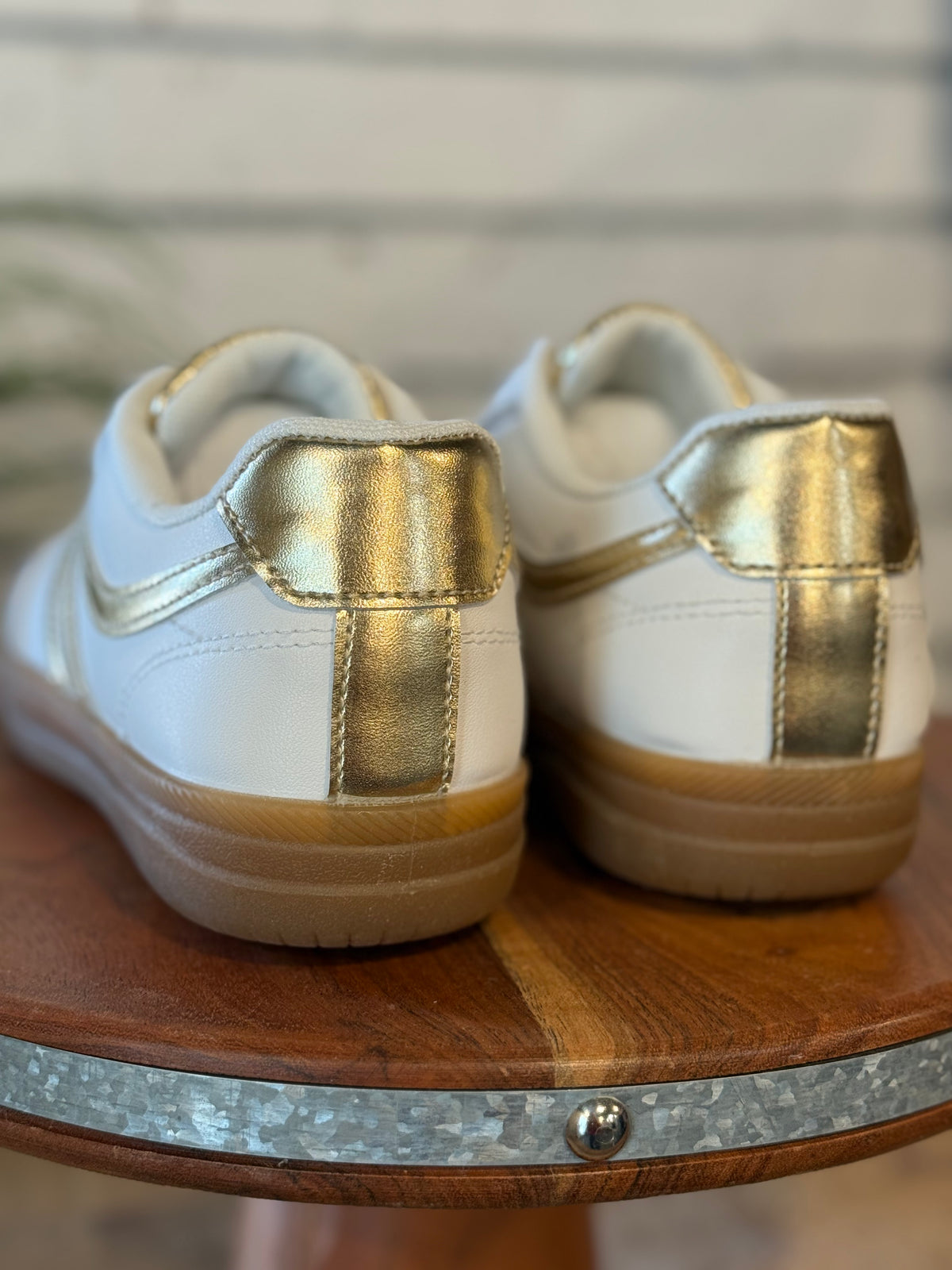 Stripe Lifestyle Sneaker | Gold