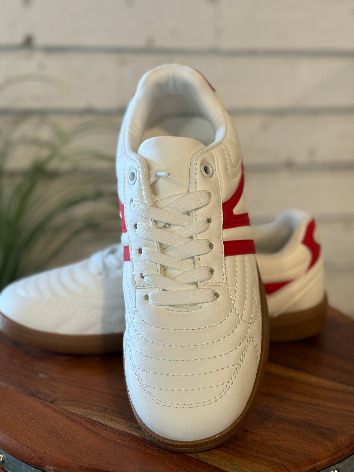 Stripe Lifestyle Sneaker | Red