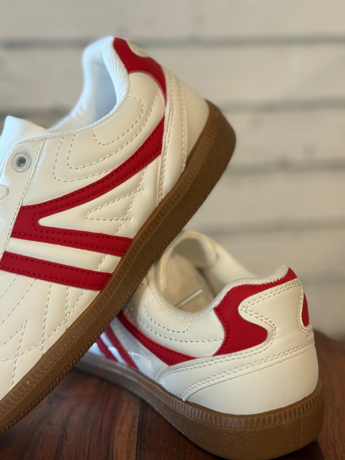 Stripe Lifestyle Sneaker | Red