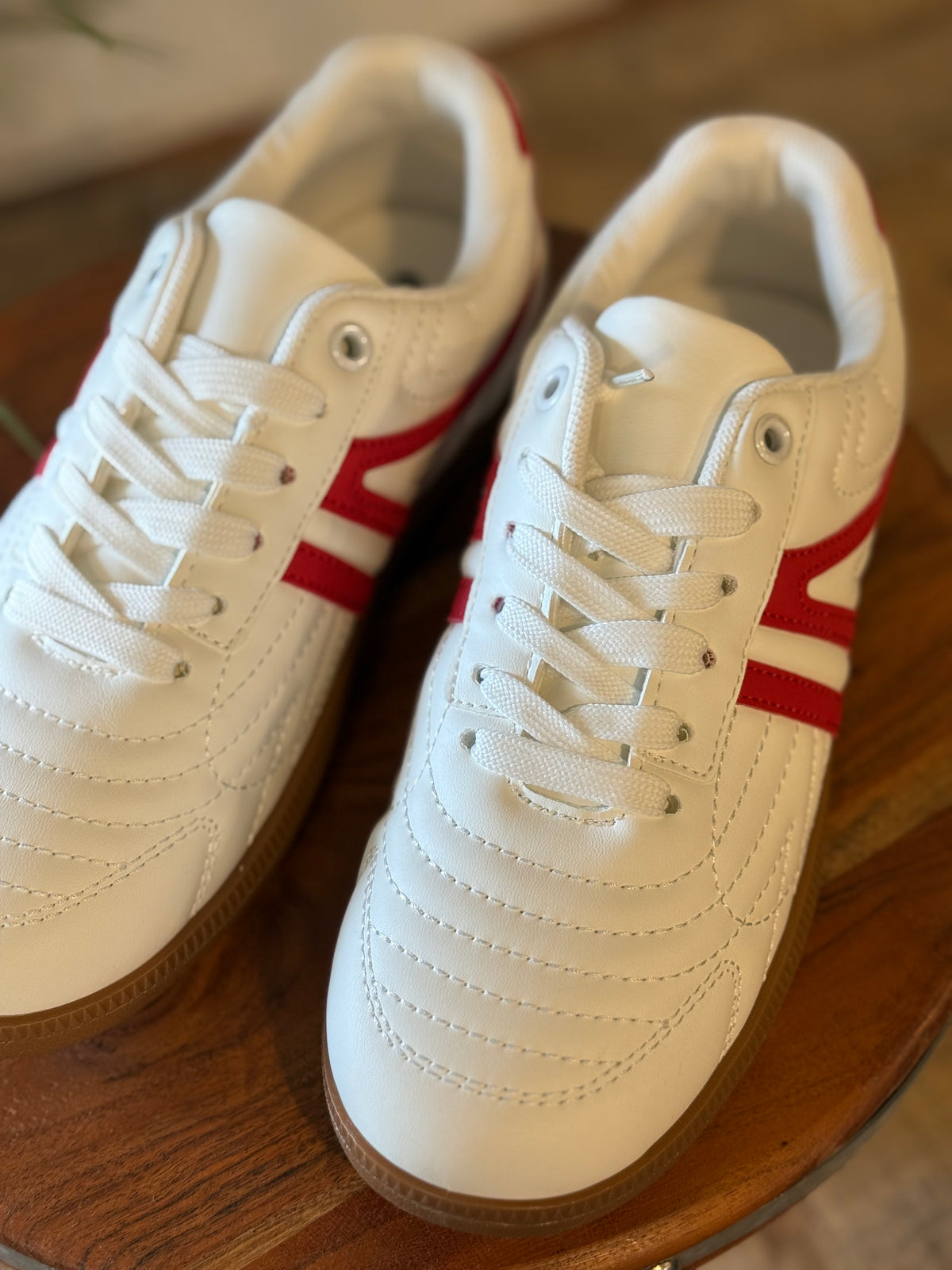 Stripe Lifestyle Sneaker | Red