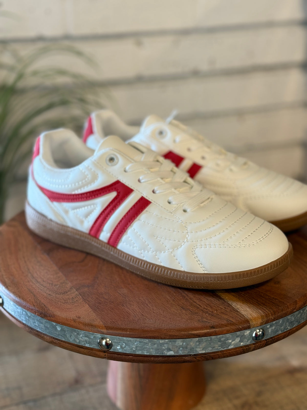 Stripe Lifestyle Sneaker | Red
