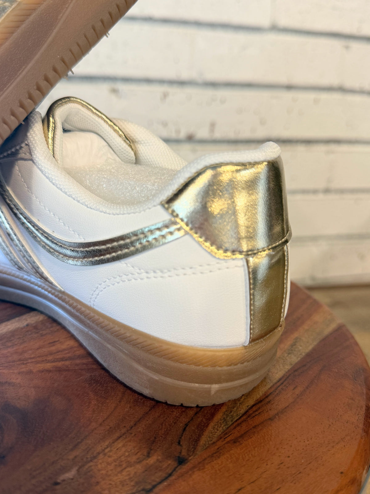 Stripe Lifestyle Sneaker | Gold