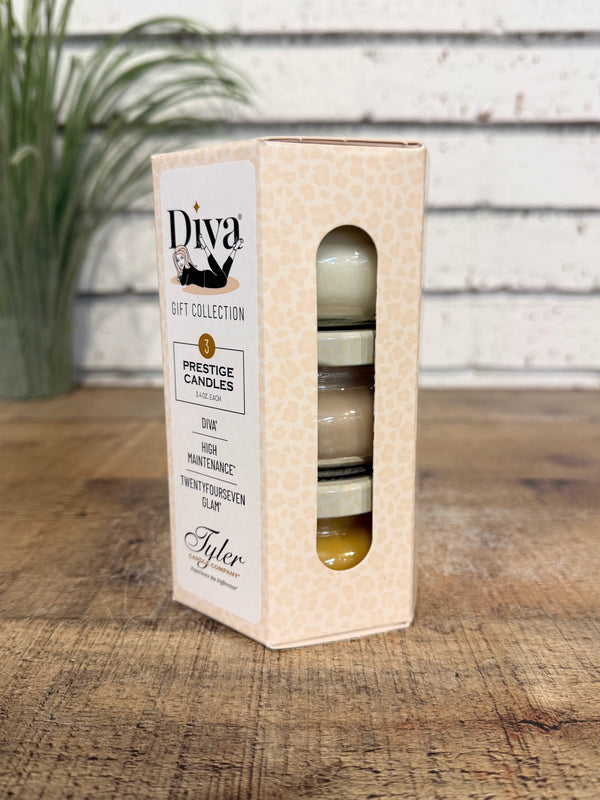 Diva 3oz Assorted Candle Gift Set