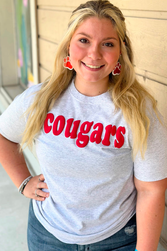 Cougars Magic Puff Tee | Ash Grey