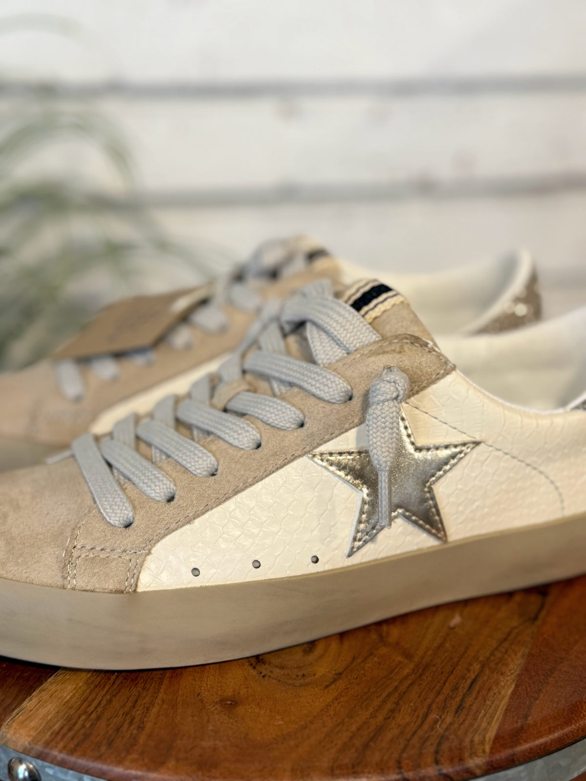 Shu Shop Paula Sneaker | Bone Snake