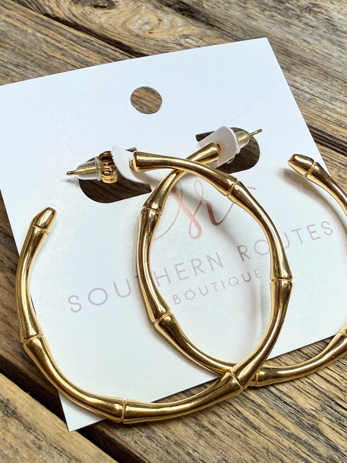 Large Hoop Earrings | 18k Gold-Plated