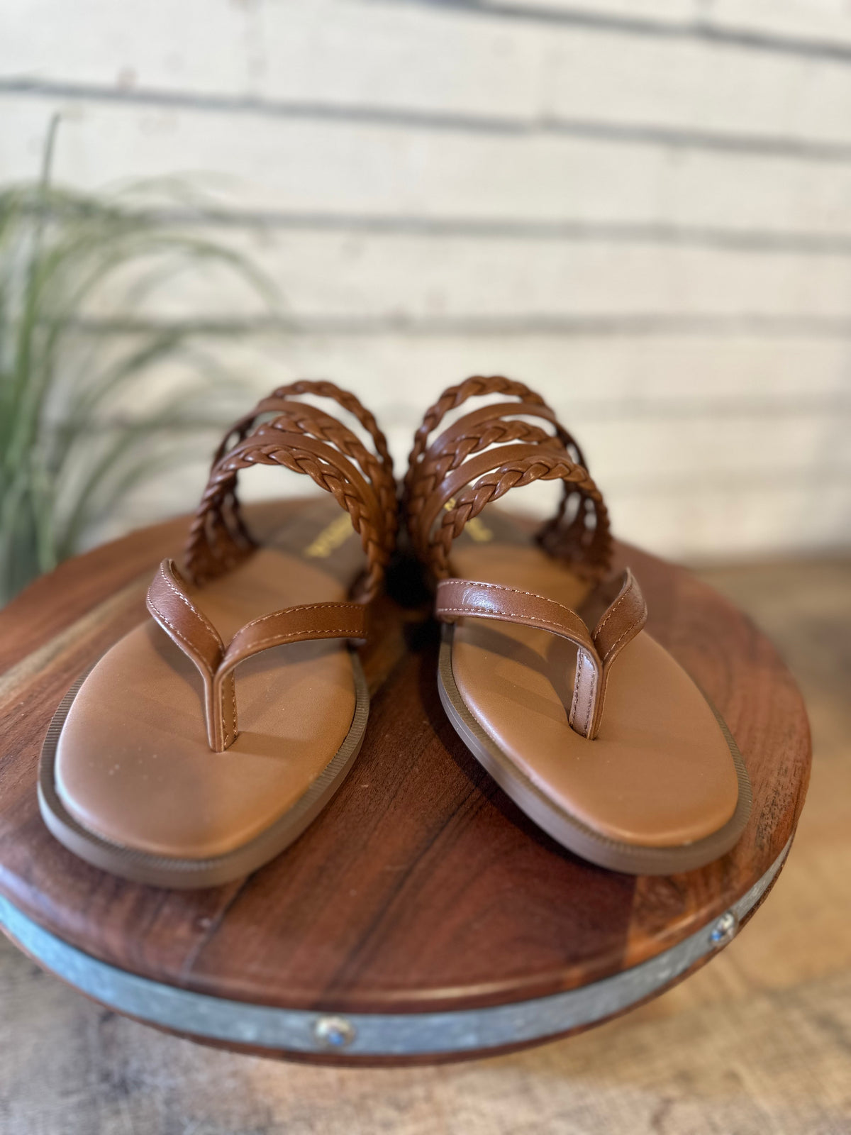 The Garrick Sandal | Cognac