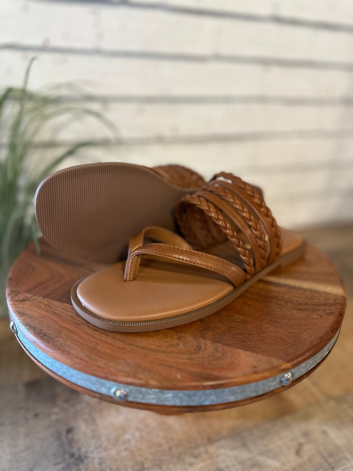 The Garrick Sandal | Cognac