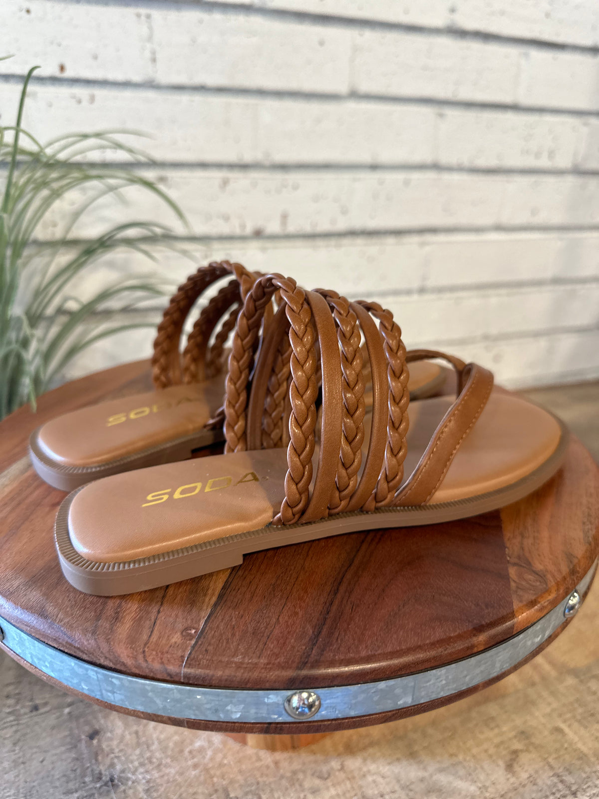 The Garrick Sandal | Cognac