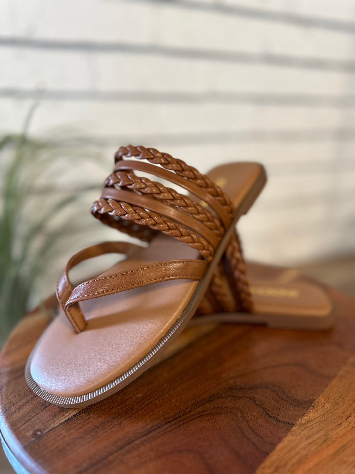 The Garrick Sandal | Cognac