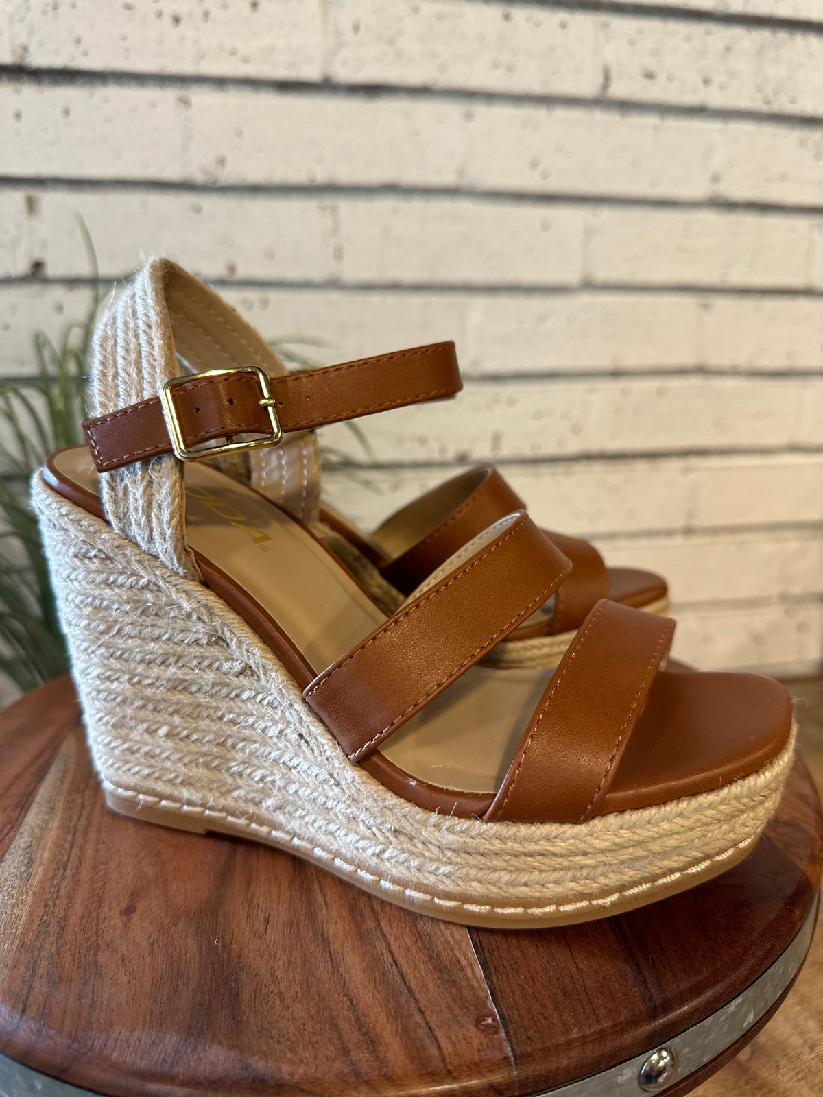 The Lavina Espadrille Wedge | Tan